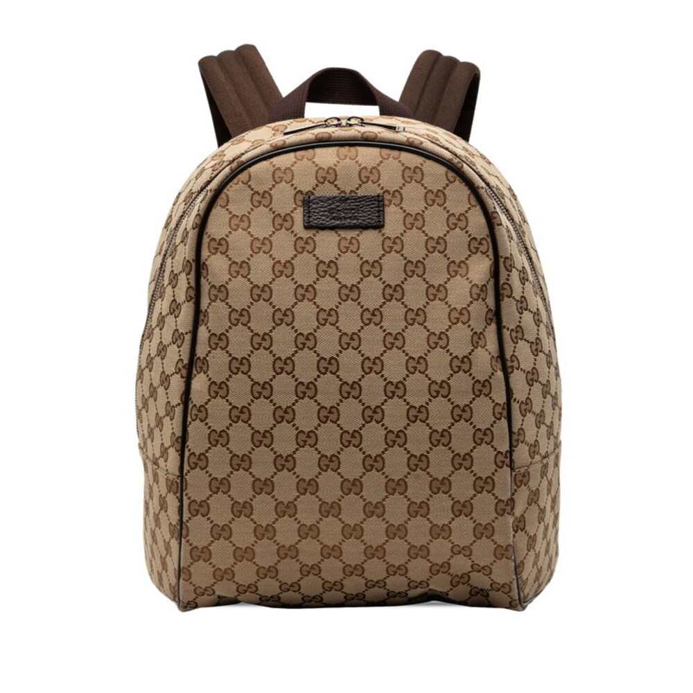 GUCCI Brown Leather Backpack
